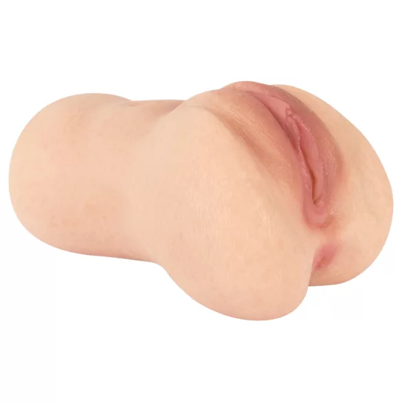 Realistixxx Real Stroker - reālistisks vagīnas un anālais masturbators (āda krāsā)
