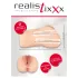Realistixxx Real Stroker - reālistisks vagīnas un anālais masturbators (āda krāsā)