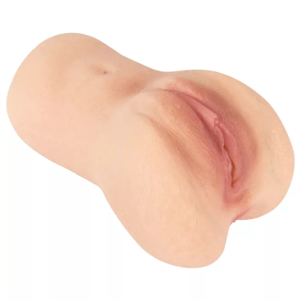 Realistixxx Real Stroker - reālistisks vagīnas un anālais masturbators (āda krāsā)