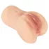 Realistixxx Real Stroker - reālistisks vagīnas un anālais masturbators (āda krāsā)
