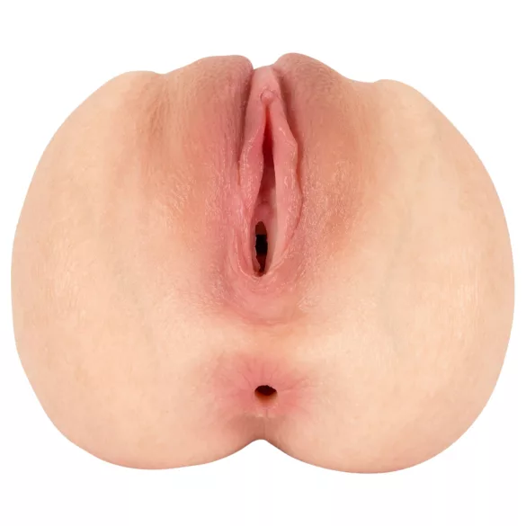 Realistixxx Real Stroker - reālistisks vagīnas un anālais masturbators (āda krāsā)