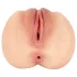 Realistixxx Real Stroker - reālistisks vagīnas un anālais masturbators (āda krāsā)