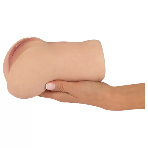 Realistixxx Real Stroker - reālistisks vagīnas un anālais masturbators (āda krāsā)