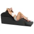Liberator Aria Flip Chaise - daudzveidīgi transformējams tantra dīvāns‑gulta - 3 daļās (melns)