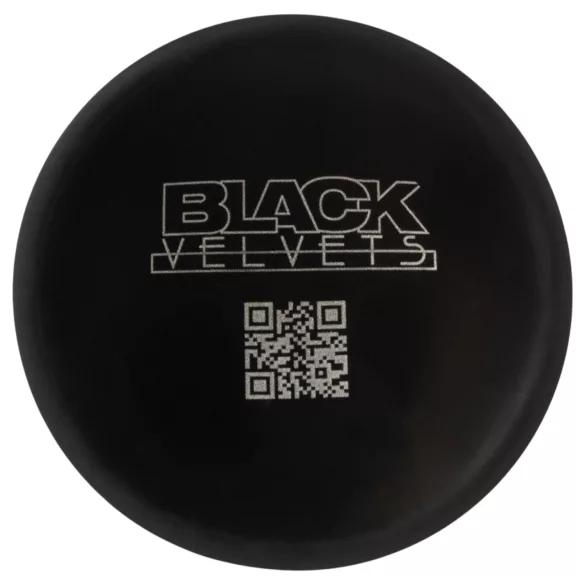 Black Velvets - silikona anālais plugs ar piesūcekni (melns) - L