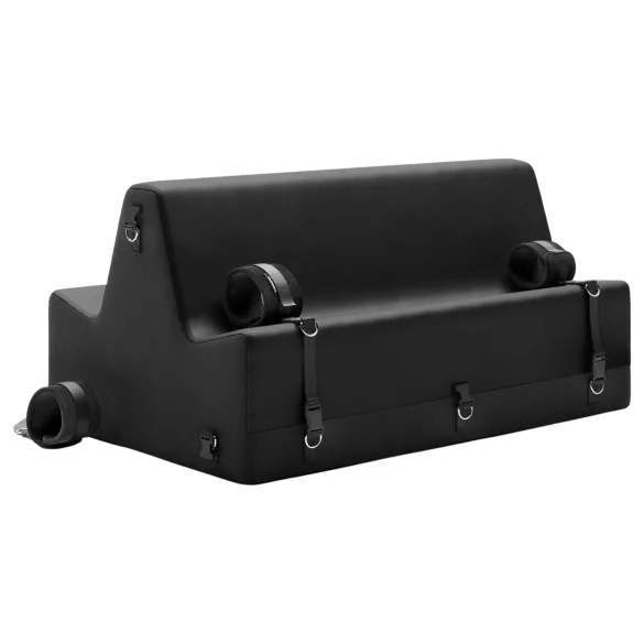 Liberator - seksa spilvens ar gariem (melns)