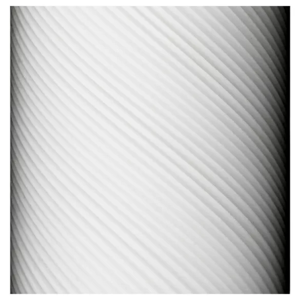 TENGA 3Dx Zen - 3D rakstains masturbators (balts)