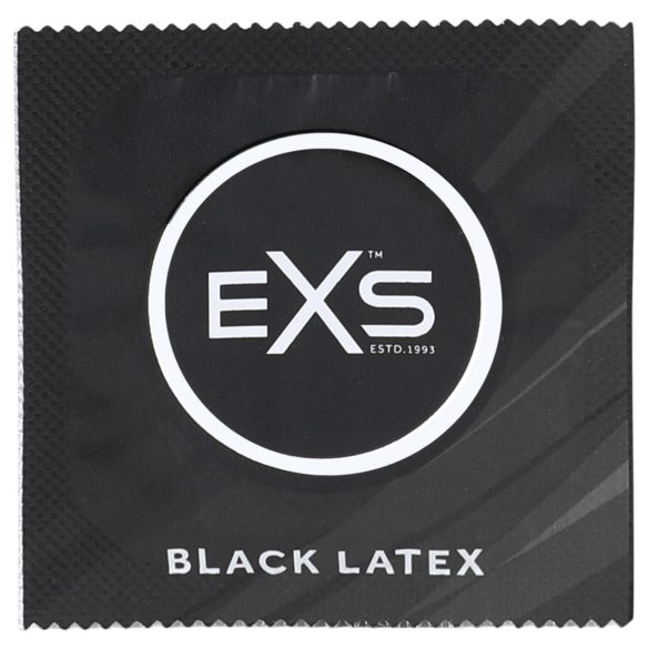 EXS Black - prezervatīvi melni lateksa 100 gab