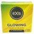 EXS Glow - gaismu izstarojošie prezervatīvi (3 gab.)