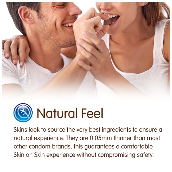 Skins - prezervatīvi ar šokolādes aromātu 4 gab.