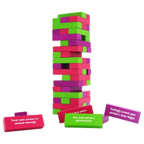 Spēlējies ar mani - Baudas tornis jenga (54 gab.)