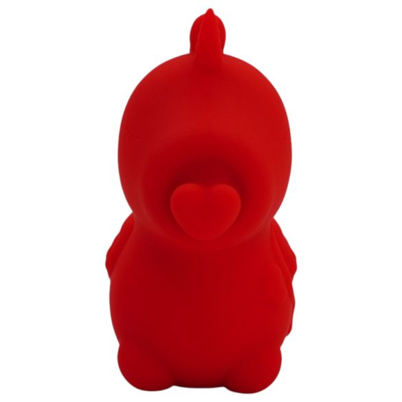 Unihorn Kupidona Mīlulis - uzlādējams vienradža klitora stimulators (sarkans)