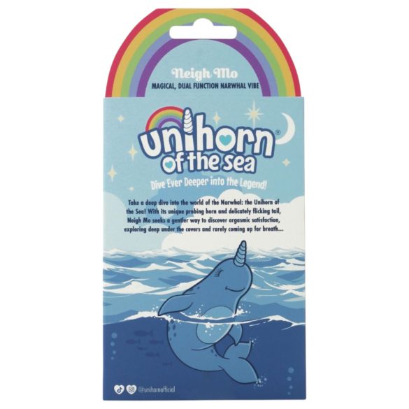 Unihorn Of The Sea - vibrējošs klitora stimulators uzlādējams zils