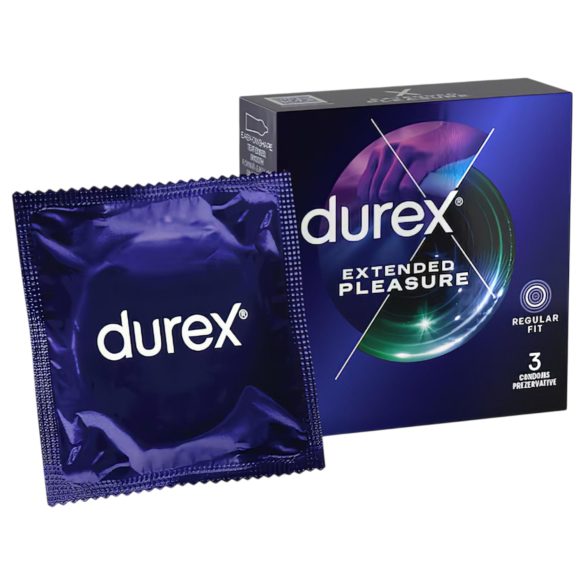 Durex prezervatīvi ilgstošai baudas sajūtai, aizkavējoši, 56mm, 3 gab