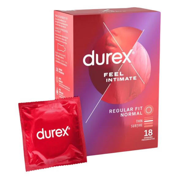 Durex Feel Intimate - plānas prezervatīvs (18 gab.)
