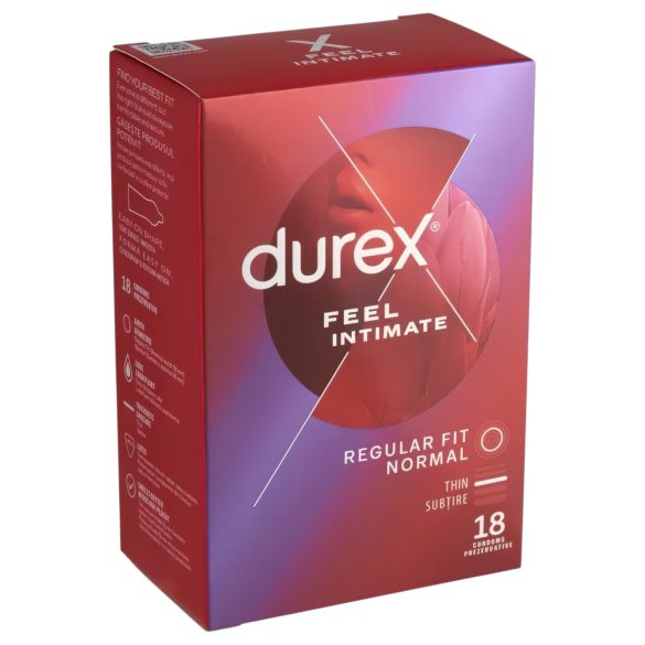 Durex Feel Intimate - plāns prezervatīvs (18 gab)