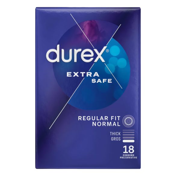 Durex Extra Safe - drošības prezervatīvi (18 gab.)