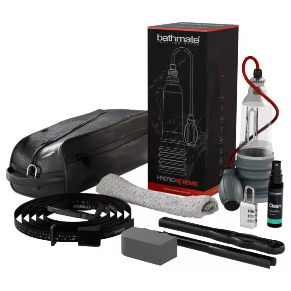 Bathmate HydroXtreme 7 Wide Boy - hidropumpju komplekts (caurspīdīgs)