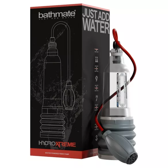 Bathmate HydroXtreme 7 Wide Boy - hidropumpju komplekts (caurspīdīgs)