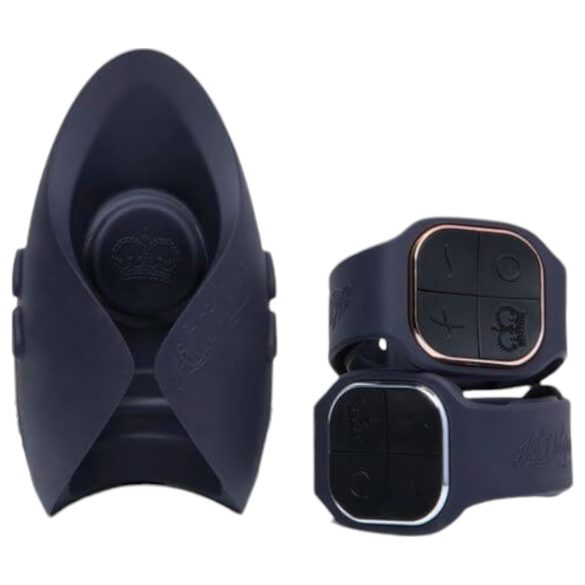 Pulse Duo Lux - akumulatora pāru vibrators (pelēks)