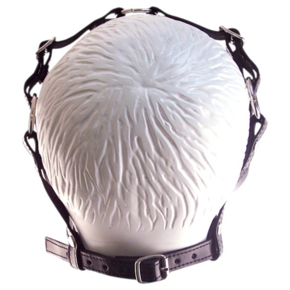 Rouge - ādas maska ar mutessprūzi melna