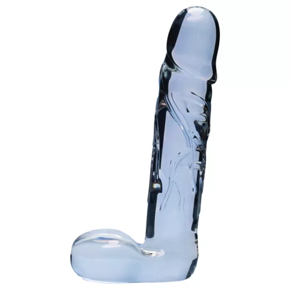 Clarity Seraphic Opus - stikla G‑punkta dildo (caurspīdīgs)