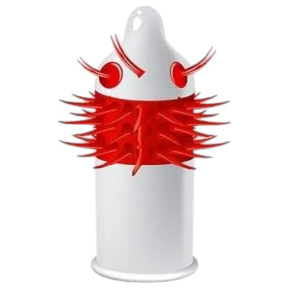 Egzo prezervatīvs ar garām radzēm, 1 gab