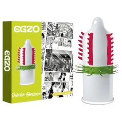   Egzo Dulche Bombero - prezervatīvs ar pumpiņām stimulējošs 1 gab