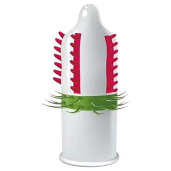 Egzo Dulche Bombero - prezervatīvs ar pumpiņām stimulējošs 1 gab