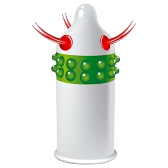 Egzo Uncle Bob - prezervatīvs ar tapas un taustekļiem 1 gab