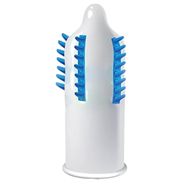 Egzo Tough Cat - prezervatīvs ar bumbiņām un sariņiem 1 gab.