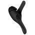 Vientuļā J-Bobbie - akumulatora makstvibrators, 2 motori (melns)