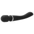 Vientuļais Lodi - akumulatora 2in1 masāžas vibrators (melns)