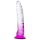 Vientuļais Lancelis - piesūceknis dildo (violets-caurskatāms)