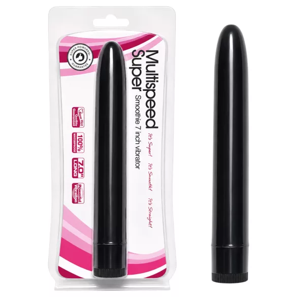 Lonely Multispeed - stienīša vibrators (melns)
