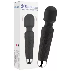 Lonely vibrators masāžas 20 funkcijas uzlādējams melns