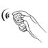 HOT Octopuss PleX ar elastību - radio anālais vibrators (melns)