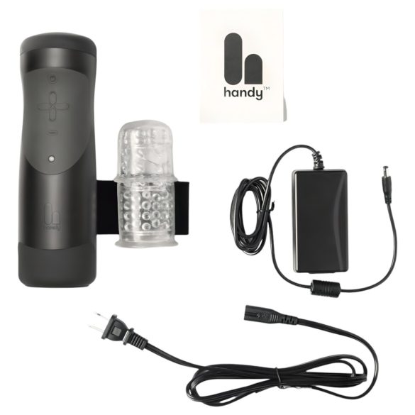 The Handy 1.1 - vīriešu masturbators ar VR funkciju melns