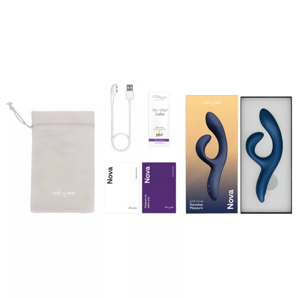 We-Vibe Nova 2 - ar lietotni vadāms elastīgs klitora roktura vibrators (zils)
