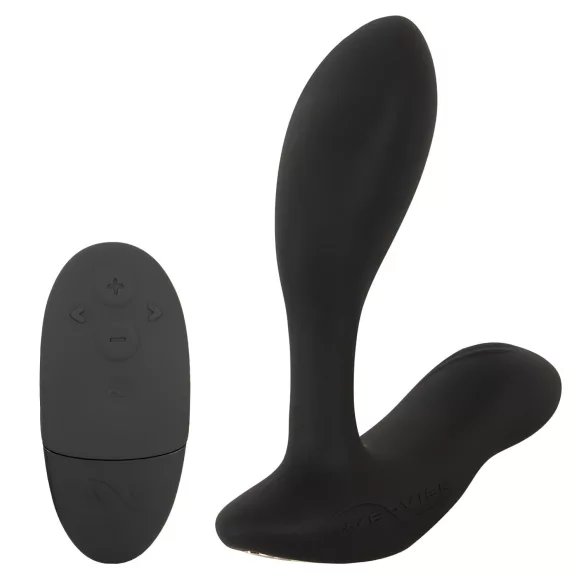 We-Vibe Vector+ - lietotnes vadāms anālais vibrators (melns)