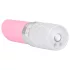 Pillow Talk Lusty - akumulatora, ar mēlīti aprīkots stienīša vibrators (balts-rozā)
