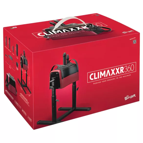 The Banger CLIMAXXR360 - tīkla seksa ierīce ar 360° sēdekli un 2 motoriem