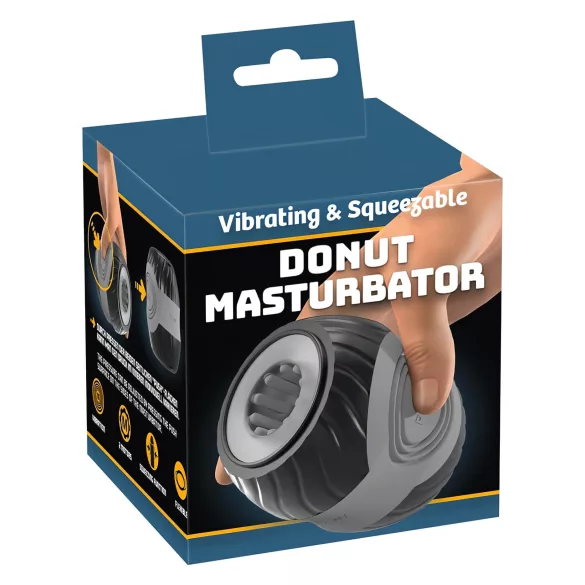 You2Toys - vīriešu masturbators ar 2 motoriem pelēks