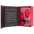 b-vibe sirds - bezvadu anālais vibrators (sarkans)