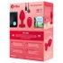 b-vibe sirds - bezvadu anālais vibrators (sarkans)