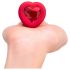 b-vibe sirds - bezvadu anālais vibrators (sarkans)