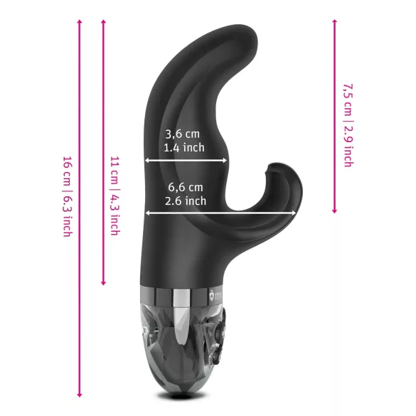 mystim Hop Hop Bob E-Stim - melns akumulatoru elektro vibrators