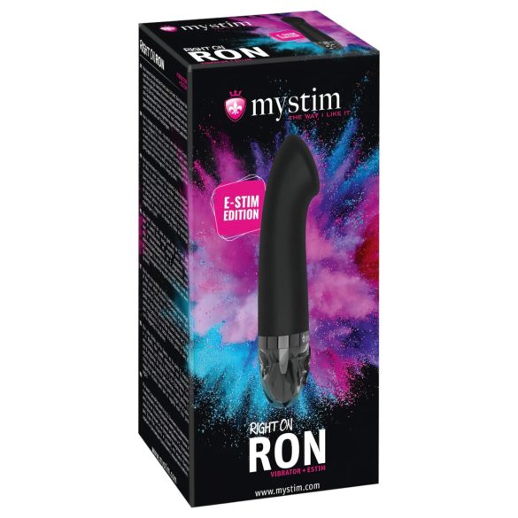 mystim elektro G-punkta vibrators sievietēm melns
