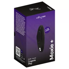   We-Vibe Moxie+ - valkājams klitora vibrators ar lietotni un tālvadības pulti (melns)