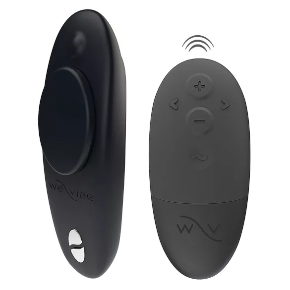 We-Vibe Moxie+ - valkājams klitora vibrators ar lietotni un tālvadības pulti (melns)